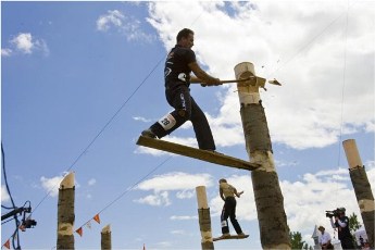 The most impressive competition… Timbersports!!!