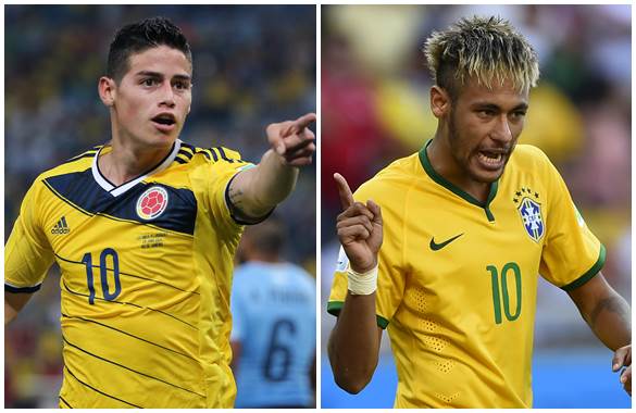 Neymar Jr vs James Rodriguez – Battle Skills, Goals & Tricks! (Vid)