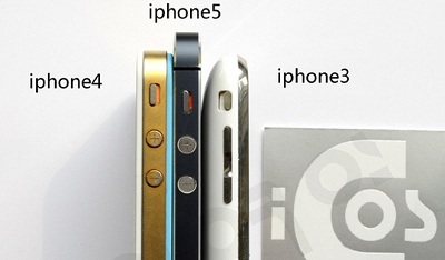 Σύγκριση του I-Phone 5 με το 4 και το 3GS(PHOTOS)