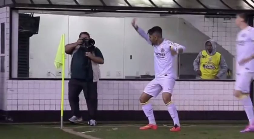 The “Karate Kid” goal celebration! [video]