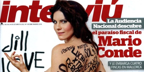 Η γυμνή ακτιβίστρια της Μαδρίτης πόζαρε… γυμνή σε περιοδικό! (ΦΩΤΟ)