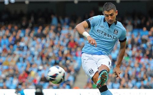 Aleks Kolarov scores an amazing goal in Man City training