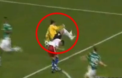 Kung-fu goalkeeper… WTF?