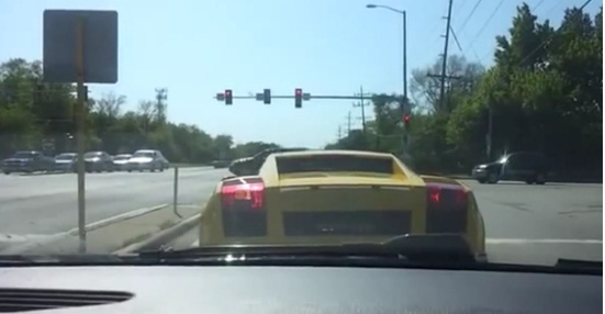 Oδηγός Lamborghini Gallardo την πάτησε για τα καλά!!