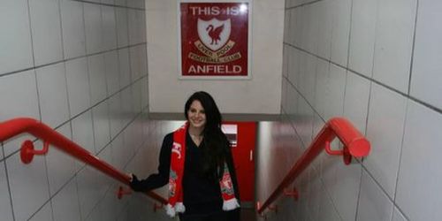 Lana Del Rey at Anfield