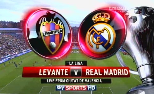 Levante v Real Madrid: Live Streaming!