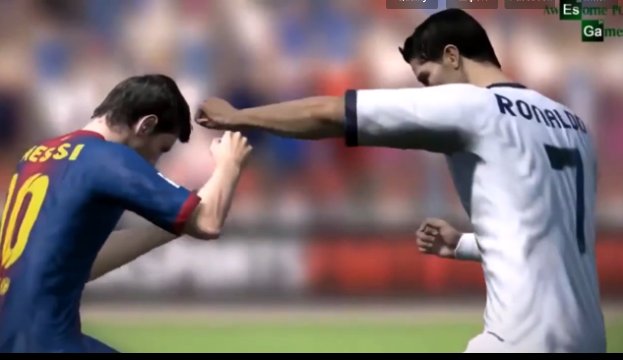 Μέσι και Ρονάλντο πλακώνονται στο FIFA 14! Δείτε ποιος κέρδισε!