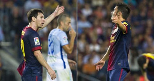 Messi and Villa are masters in arguments!!