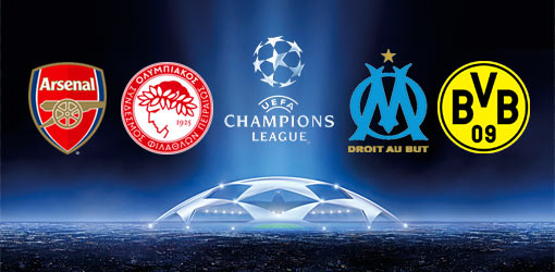 Champions League Live Streaming: Dortmund-Olympiakos & Arsenal-Marseille!