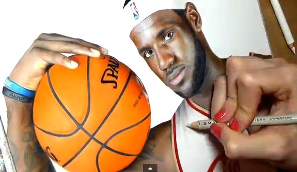 Το πιο “αληθινό” πορτραίτο του LeBron James! [video]