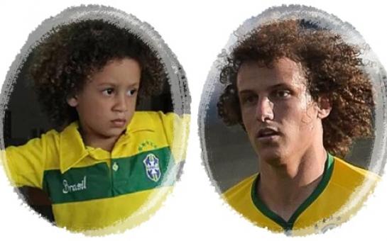 5 years old boy looks like David Luiz [pics]