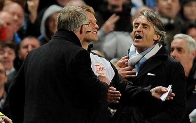 Fight club: Ferguson vs Mancini!