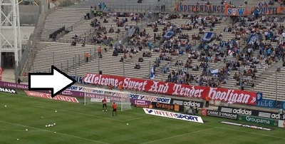 For who is this banner for Marseille fans?