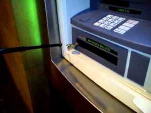 There is a snake in ATM at Spain!