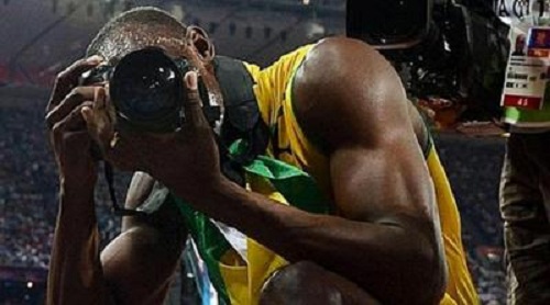 Usain Bolt’s camera…worths a lot of money!