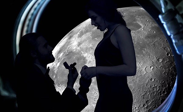 Πρόταση γάμου στο φεγγάρι;