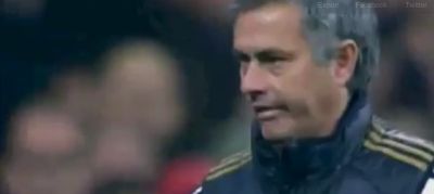 Jose Mourinho makes fun of the referee!! See how!