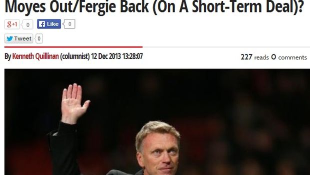 Manchester United has plan B for David Moyes