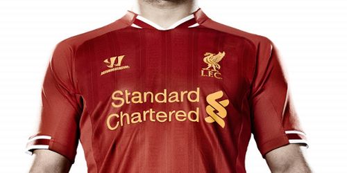 The new Liverpool home kit for 2013/2014