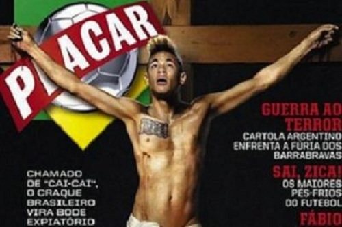 Neymar in a cross and everybody going crazy!