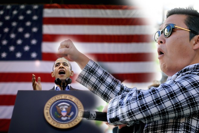 Obama Gangnam Style! (video)