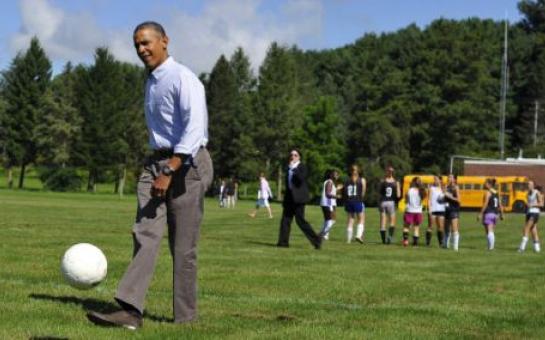 President Obama watched the USA vs. Germany World Cup match [pics]