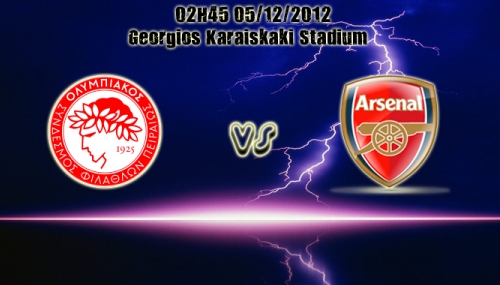 Olympiaκos v Arsenal: Live Streaming!