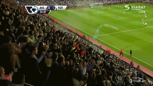 GIF: Tottenham’s fan hits linesman with hurled smoke grenade!