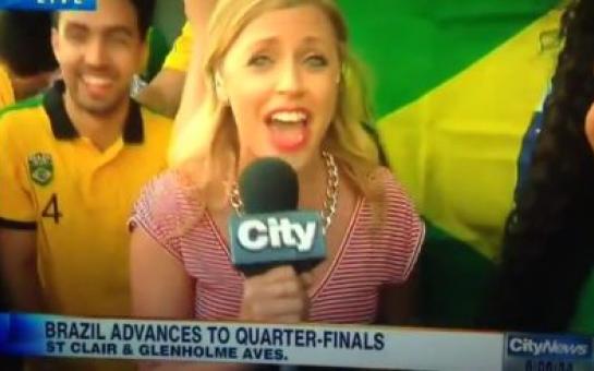 Brazilian fan at CityTv Toronto talked with inappropriate language [vid]