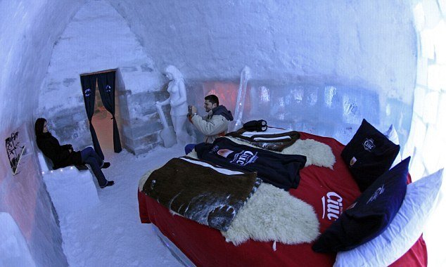 Ξενοδοχείο πάγου στη Ρουμανία