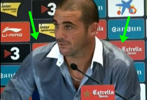 Footballer starts sweating during the press conference! Amazing video!