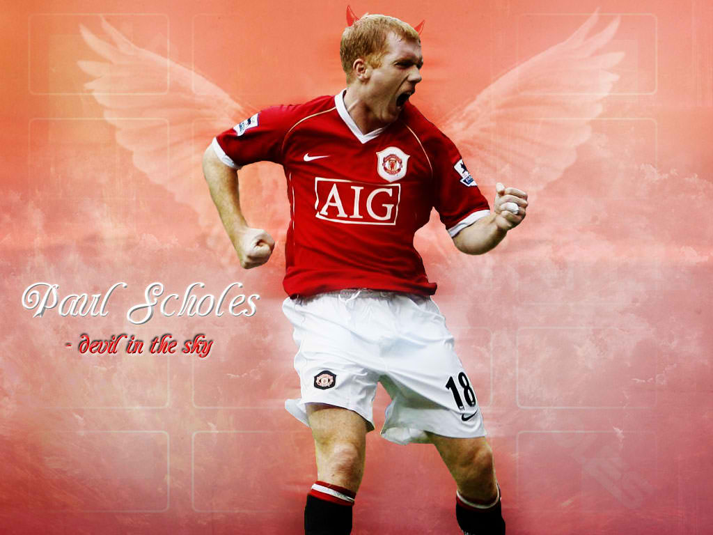 Paul Scholes the Angel of Manchester