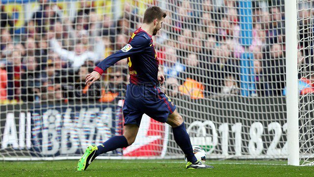 Milan Pique for the very first time in Camp Nou!
