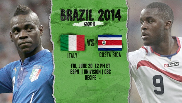 Italy – Costa Rica: Live Streaming!