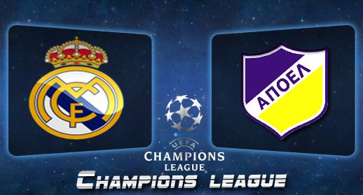 Real Madrid vs APOEL Nicosia: Live Streaming!