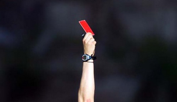 Top 10 Funny Red Cards Ever! (Vid)
