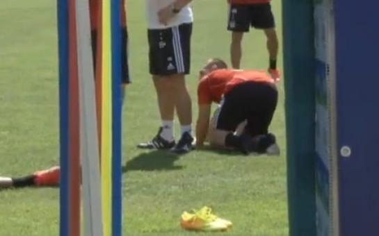 Ribery had fun during Bayern’s training!