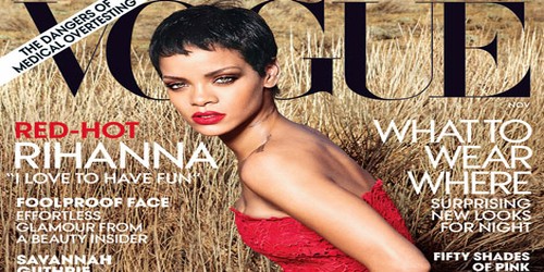 Rihanna: Φωτιά στα κόκκινα στη Vogue (ΦΩΤΟ)