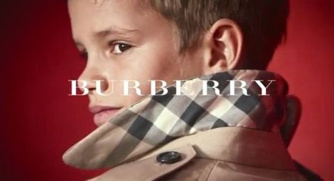 Romeo Beckham steals the show in Burberry ad!