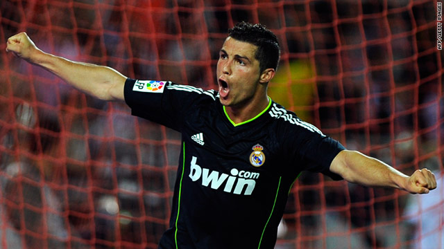 Ronaldo scores 4 as Madrid thrash Sevilla