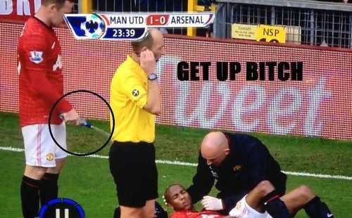 Όταν ο Rooney έχει όρεξη για αστεία…