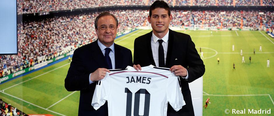 Real Madrid presents James Rodriguez! (photostory)