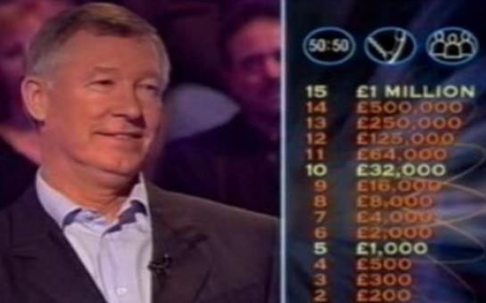 Sir Alex Ferguson on Who Wants to be a Millionaire