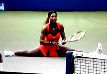 Serena Williams: Flexible as hell!