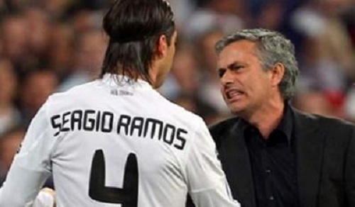 Ramos knocked out by Mourinho…..He will not play in the next match with Real!