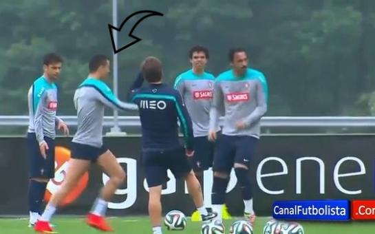 Cristiano Ronaldo dances like… Brazilian in the training! [video]