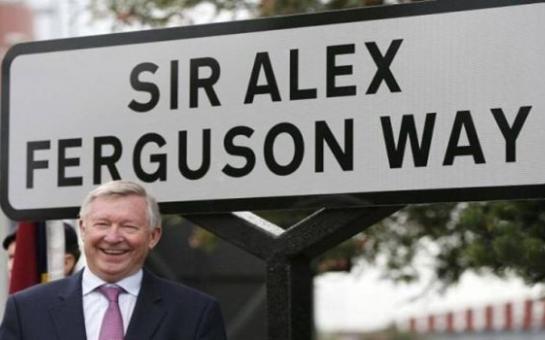 Sir Alex Ferguson Way Unveiled Near Old Trafford