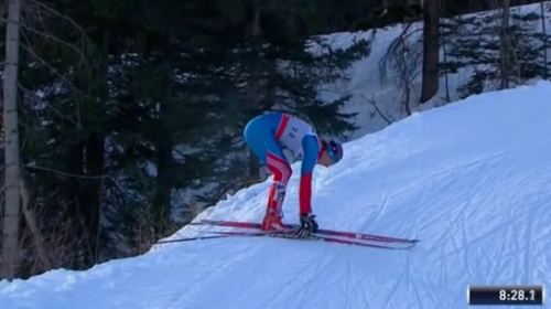 Epic fail by Russian skier!