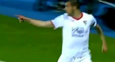 Alvaro Negredo = Goal with a scissor kick!!