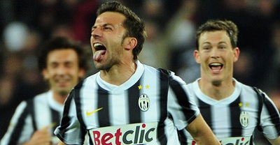 Alex Del Piero scored a super title goal in his 700nd match with Juventus!!